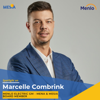 Spotlight on Marcelle Combrink, General Manager - MENA at Menlo Electric & MESIA Board Member