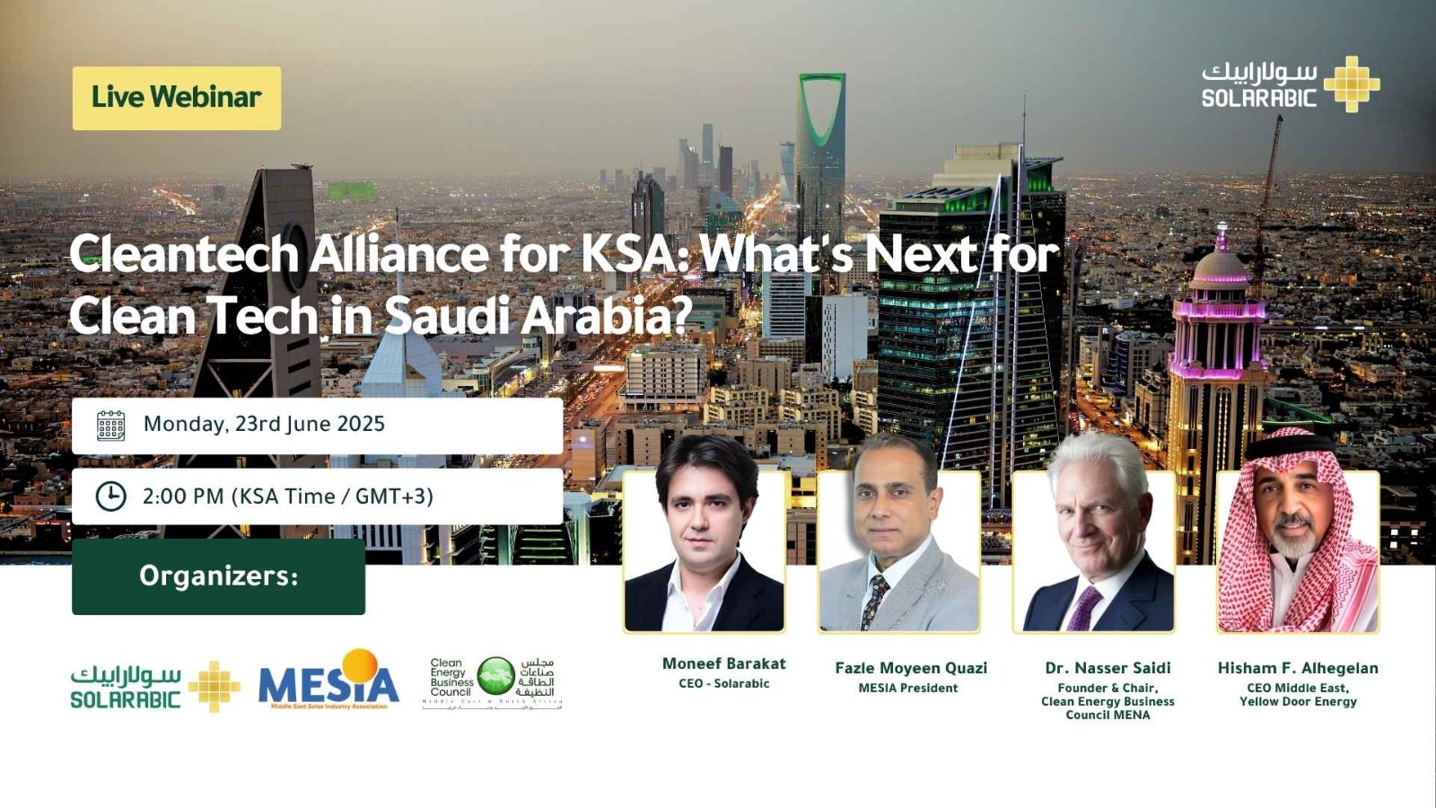 Cleantech Alliance for KSA: What’s Next for Clean Tech in Saudi Arabia