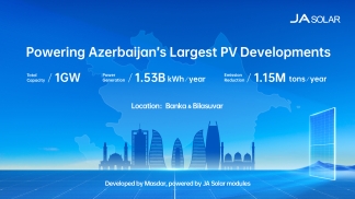 JA Solar and Masdar Deepen Partnership with Landmark 1GW PV Projects in Azerbaijan